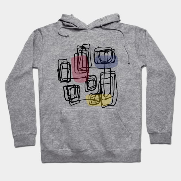 Simple line art Hoodie by Kas Studio